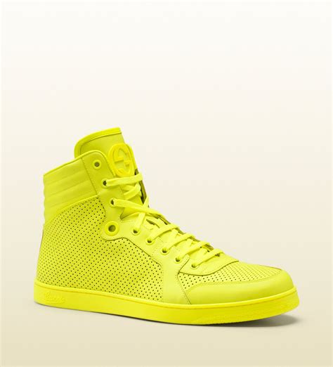 scarpe gucci giallo fluo|gucci sneakers for women.